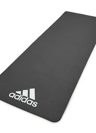 Коврик для фитнеса adidas nbr 173х61х0 7 см серый унисекс (722199)