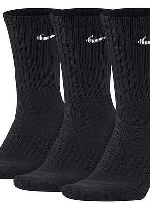 Шкарпетки nike хлопок 42-46 черный 3 пары (715707)