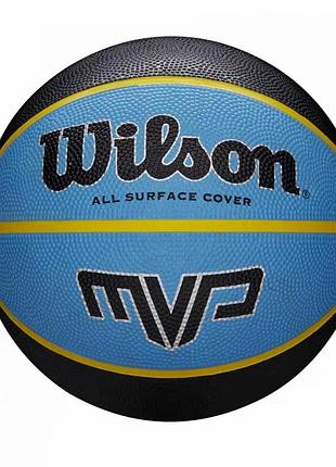 Баскетбольний м'яч wilson гума розмір 7 синій (717874)