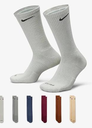 Шкарпетки nike бавовна 34-38 білий сірий синій червоний рожевий (714742)