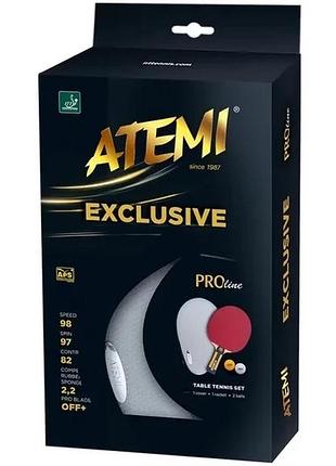 Набір для настільного тенісу atemi гума 173 г 6,3 мм off+ (722814)