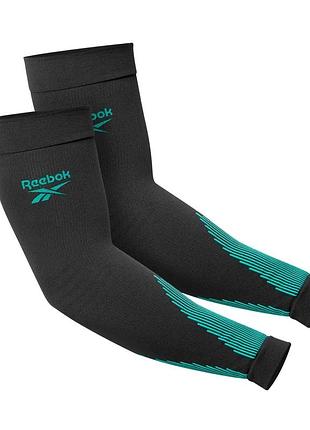 Компрессионные рукава reebok эластан нейлон s черный (716595)