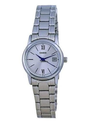 Casio ltp-v002d-7b3 — жіночий кварцовий годинник, сталевий браслет, wr 30 м