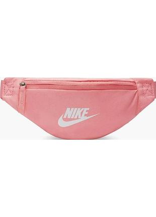 Сумка на пояс nike поліестер s рожевий 28х8х13 см 1 л (718439)