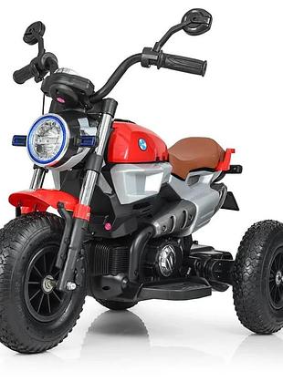 Дитячий електромобіль bambi racer шкіра до 60 кг коричневий 104 см (597243)
