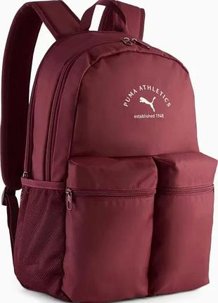Рюкзак puma 100% поліестер 44,5х30х14 см 20l бордовий дитячий (718654)