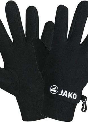 Перчатки флисовые jako 100% полиэстер 10 черный (713844)