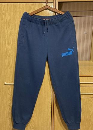 Спортивные трикотажные штаны на флисе,джоггеры puma vintage.оригинал.