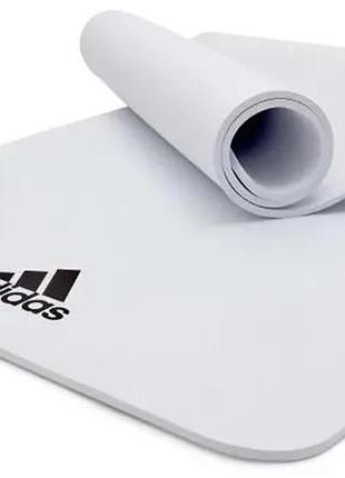 Килимок для йоги adidas eva 176х61 см білий (722158)