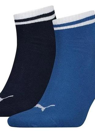 Шкарпетки puma 75% бавовна 35-38 синій 2 пари (715666)