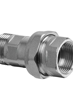 Згін американка koer латунь 3/4" сталевий хромований (615241)