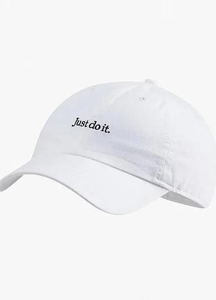 Кепка nike 100% хлопок унисекс белая (720860)