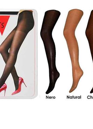 Колготы капроновые classic 40 den (5р.) (nero) тм lady sabina