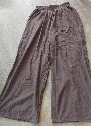 Широкие женские брюки (70 б)