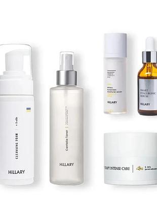Сонцезахисна сироватка spf 30 з вітаміном с + базовий набір для догляду за шкірою обличчя нормального типу (652494)
