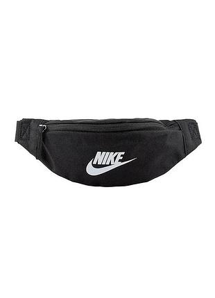 Сумка на пояс nike 100% поліестер s чорна 41х10х15 см (719146)