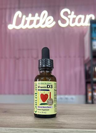 Дитячий рідкий вітамін d3 childlife vitamin d3, натуральний ягідний смак