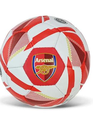 Футбольный мяч arsenal fp094 №5 pu 420 г для тренировок и игр (814067)
