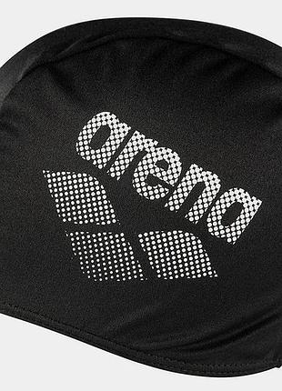 Шапка для плавання arena 100% поліестер ofsm чорна (720325)