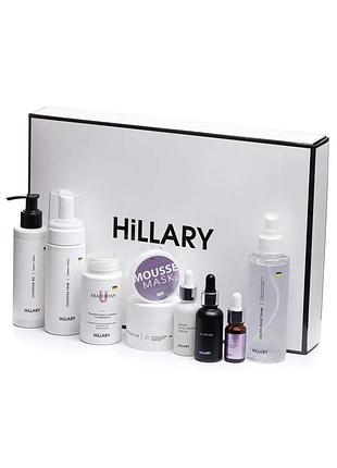 Набір для комплексного догляду за жирною та проблемною шкірою hillary perfect 9 (652206)