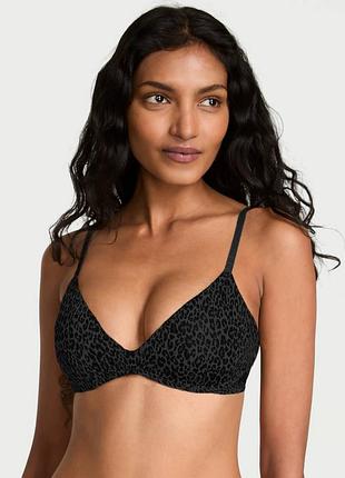 Бюстгальтер push-up victoria's secret с принтом