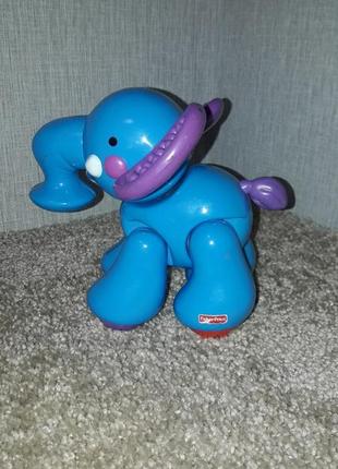 Слон fisher price, тріскачка. від 6 міс.2 фото