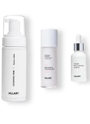 3-х кроковий комплекс для жирного типу шкіри hillary step 3 cleansing and moisturizing (652405)