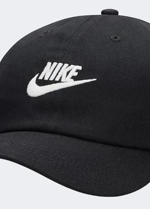 Кепка nike 100 процентов хлопок 1size черная для детей (720837)