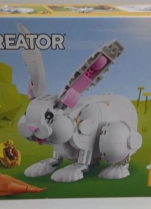 Lego creator 3 в 1 31133 «белый кролик».