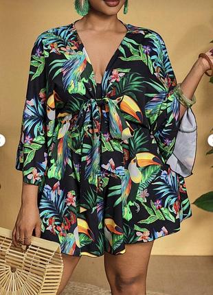 🥰 комбінезон з шортиками / ромпер shein 3xl
