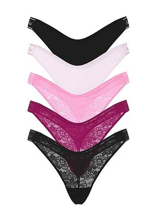 Трусики стринги pink victoria’s secret