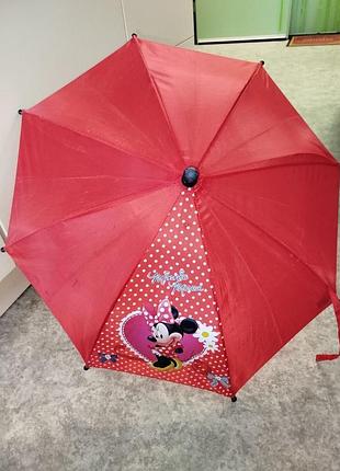 Детский зонт disney minnie mouse / минный маус зонтик