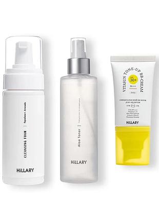 Сонцезахисний bb-крем spf30+ ivory + очищувальний набір за сухою шкірою (652622)