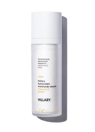 Сонцезахисна зволожуюча сироватка з вітаміном с spf30 hillary sunscreen moisturier serum vitamin c spf30, 30 м (652203)
