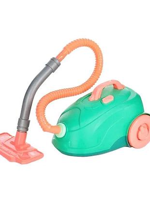 Дитячий пилосос yg toys пластиковий на батарейках з звуковими ефектами кольоровий (672182)