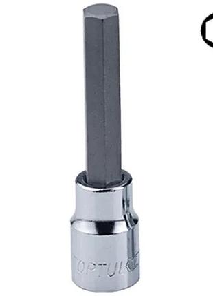 Торцева головка hex 10мм 1/2" 140мм хромованадієва (620710)