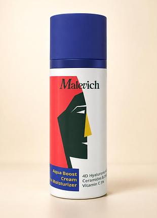 Інтенсивний зволожувальний крем malevich care з церамідами та вітаміном c, 50 мл