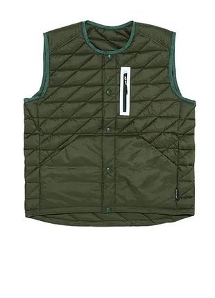 Пуховой жилет naturehike полиамид 20d xl зеленый (676625)