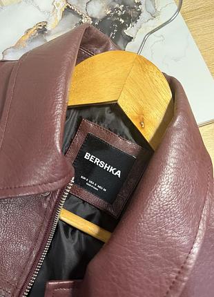Куртка шкіряна bershka
