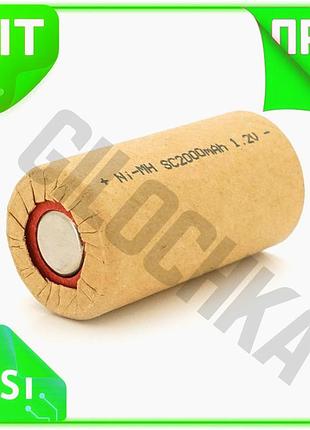 Ve акумуляторна батарея ni-cd 2000mah new version 1,2в для шуруповерта та електричних інструментів дже n6w_ver