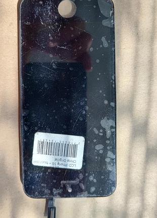 Дисплейний модуль iphone 5s / se (1 gen) + тачскрін (чорний, під плівкою)