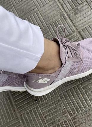 Кросівки жіночі літо сіточка new balance розмір 37 устілка 24 см бузкові пудра