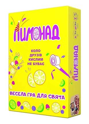 Настольная игра лимонад картон 30х30 см разные цвета для всей семьи (673463)