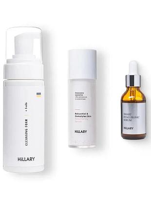 3-х кроковий комплекс для нормального типу шкіри hillary step 3 cleansing and moisturizing (652406)