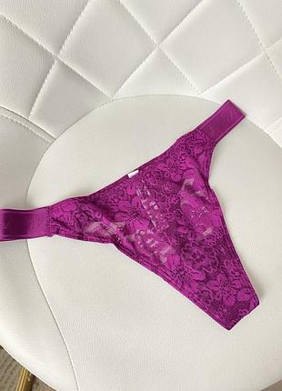 Трусики стринги pink victoria’s secret