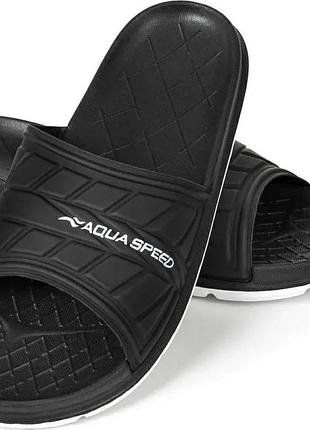 Шльопанці aqua speed eva 39 чорний (713387)
