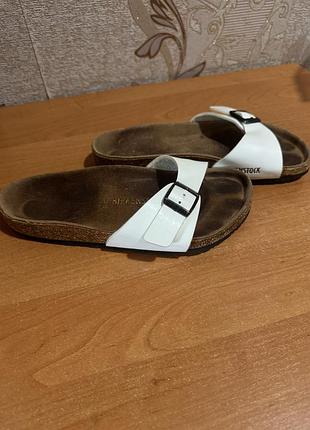 Шльопанці birkenstock, білі, оригінал