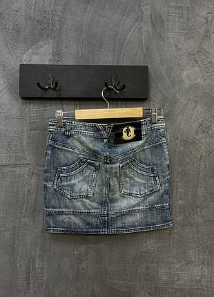 Міні спідниця versace jeans couture y2k 2000s