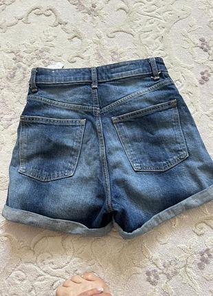 Джинсові шорти zara 34 xs