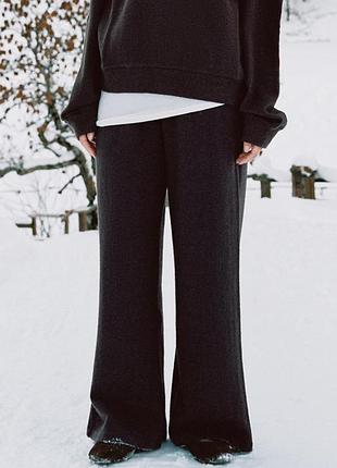 Широкие брюки soft от zara